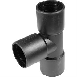 T-stykke til afløbsrør uden pakning Ø 28 mm